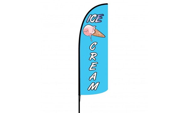 Ice Cream Custom Advertising Flag